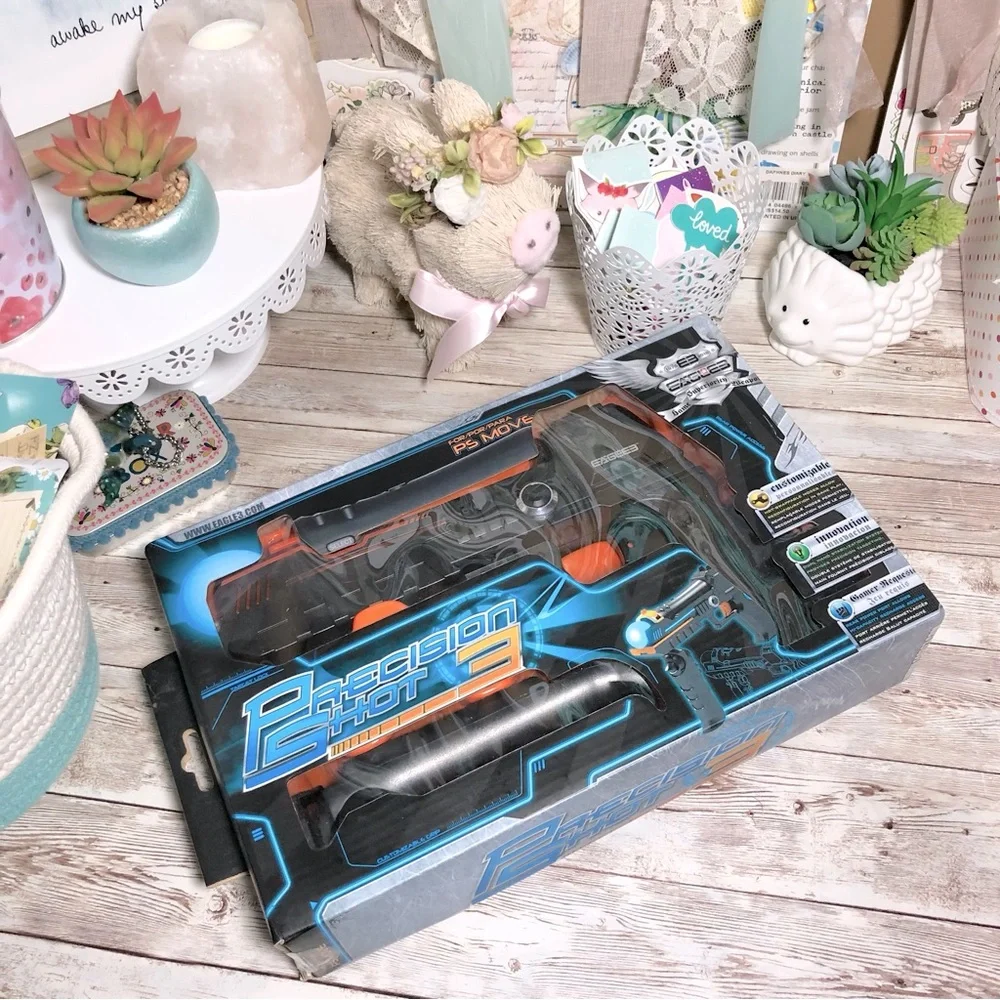 New Interworks Unlimited Inc PS3 Precision Shot 3 (355) Light Gun Sealed Box NIB